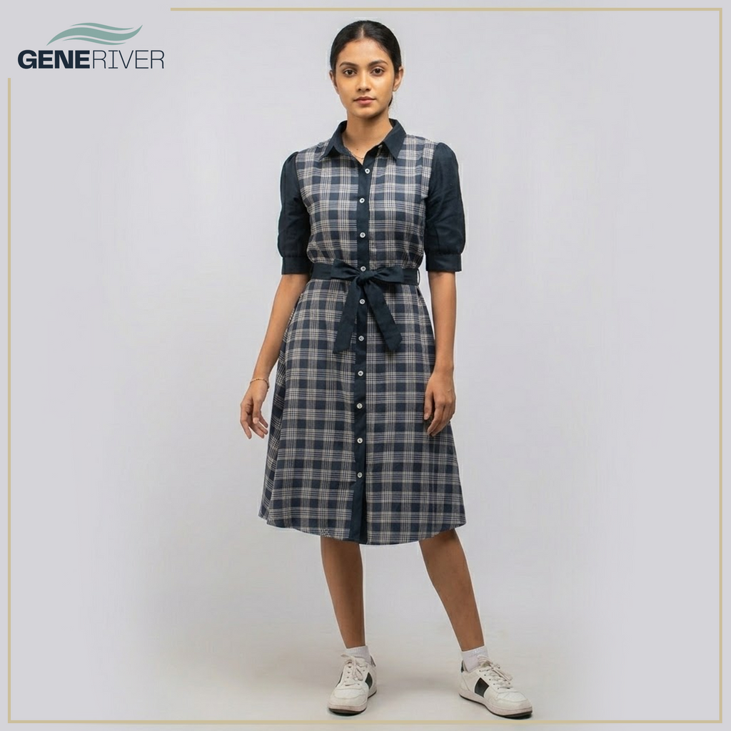 Serenya Dress - Oxford