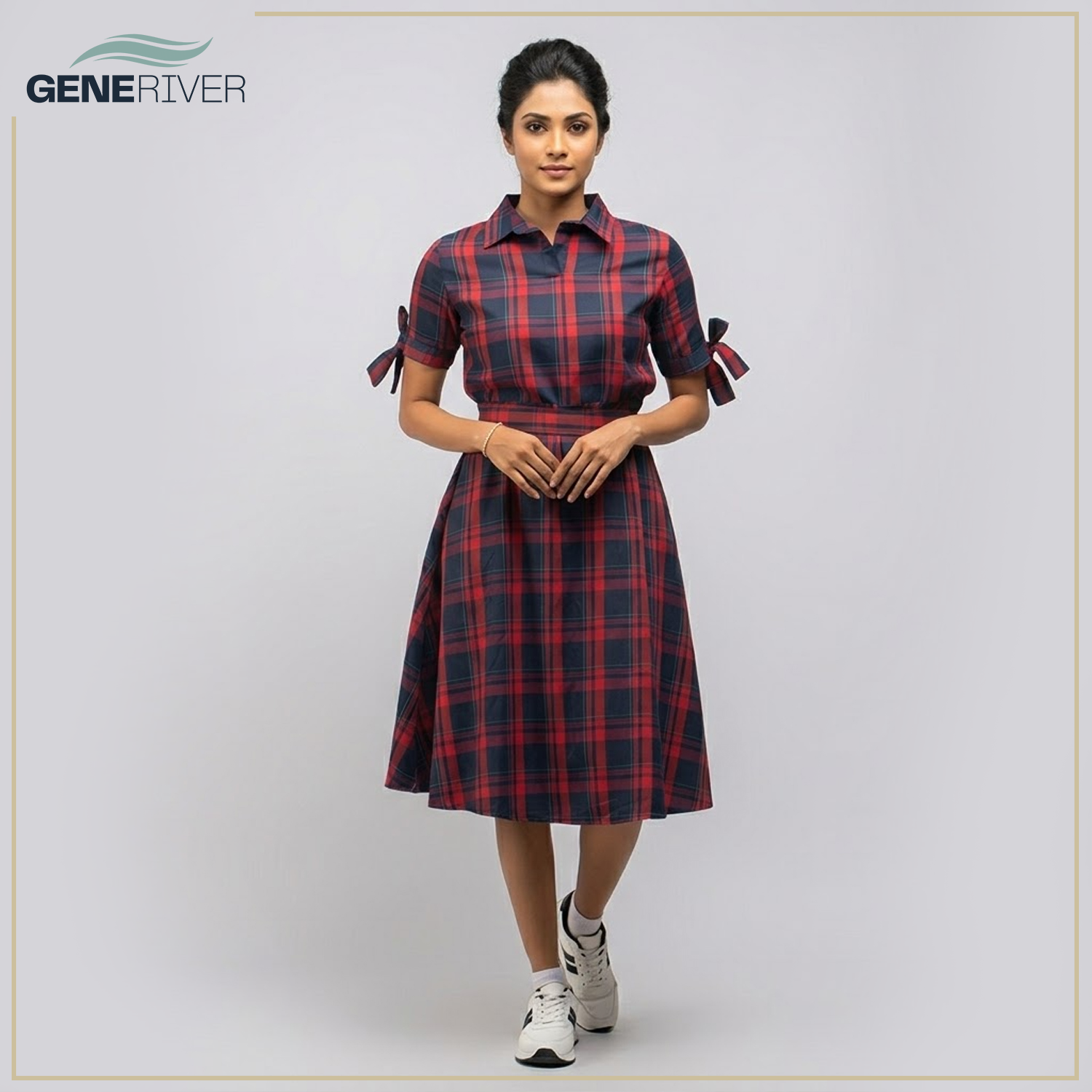Velora Dress - Ruby