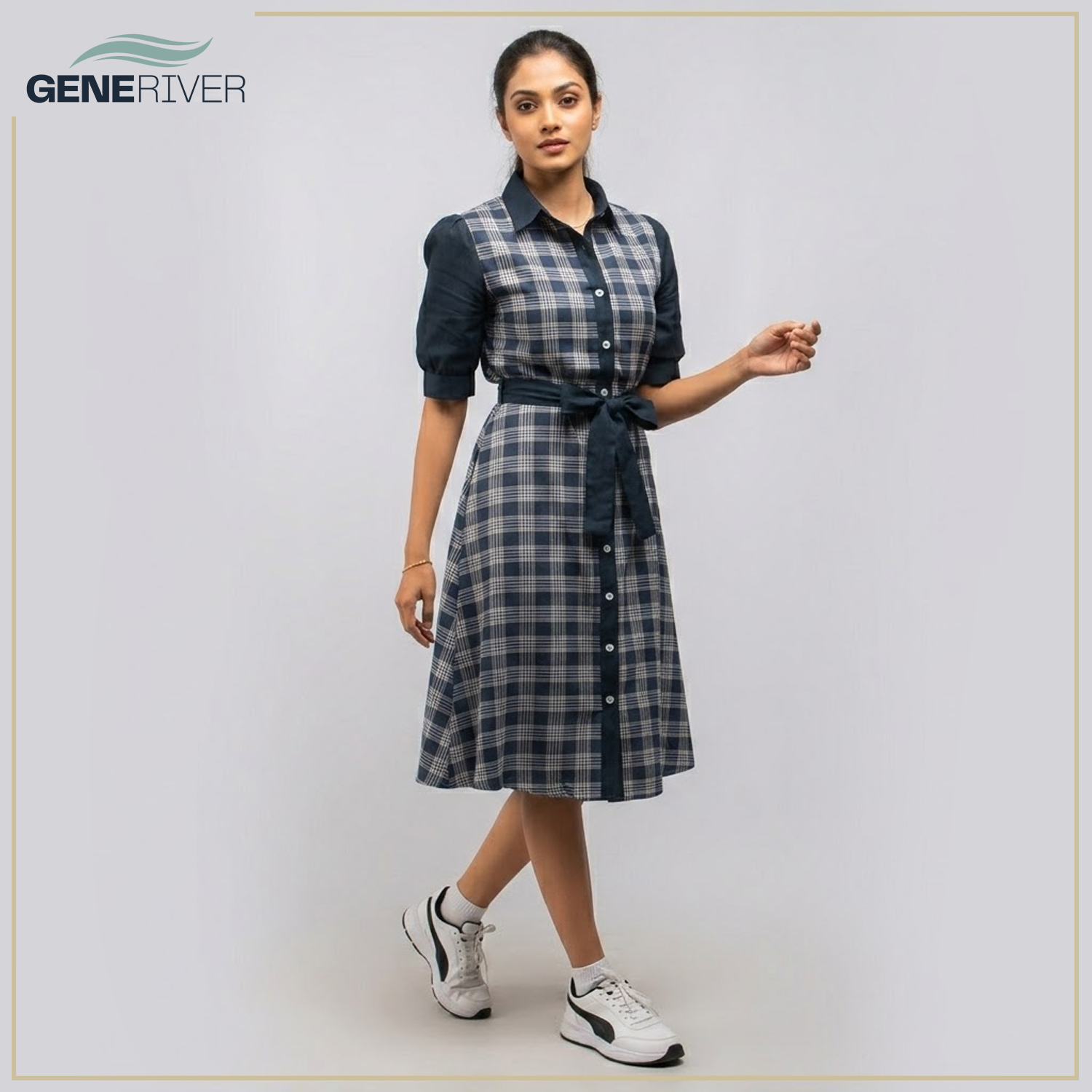 Serenya Dress - Oxford