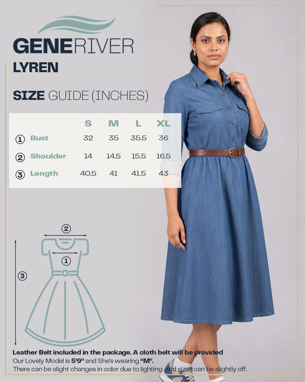 Lyren Denim Dress