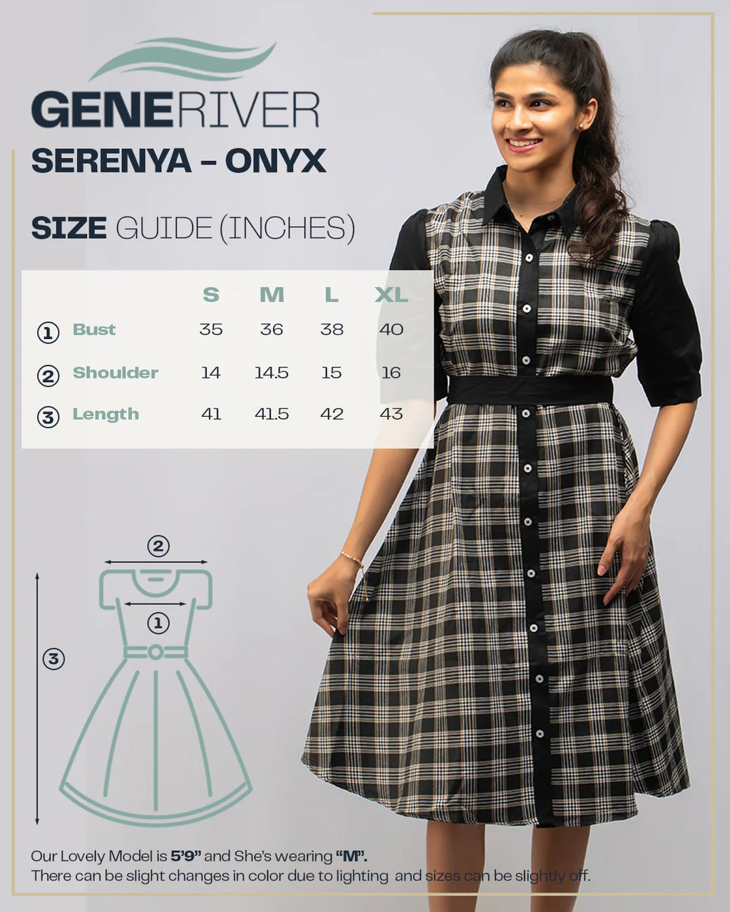 Serenya Dress - Onyx