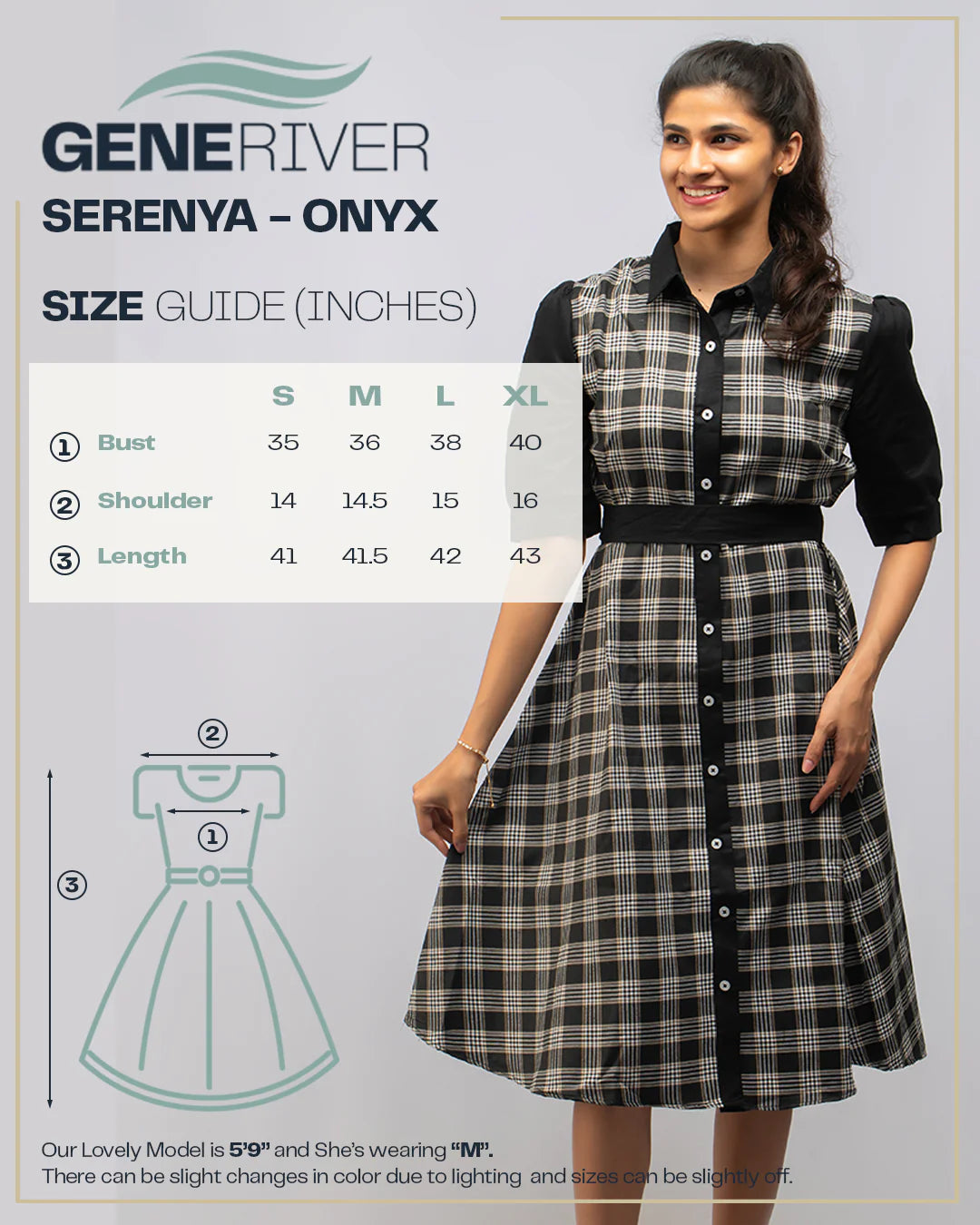 Serenya Dress - Onyx