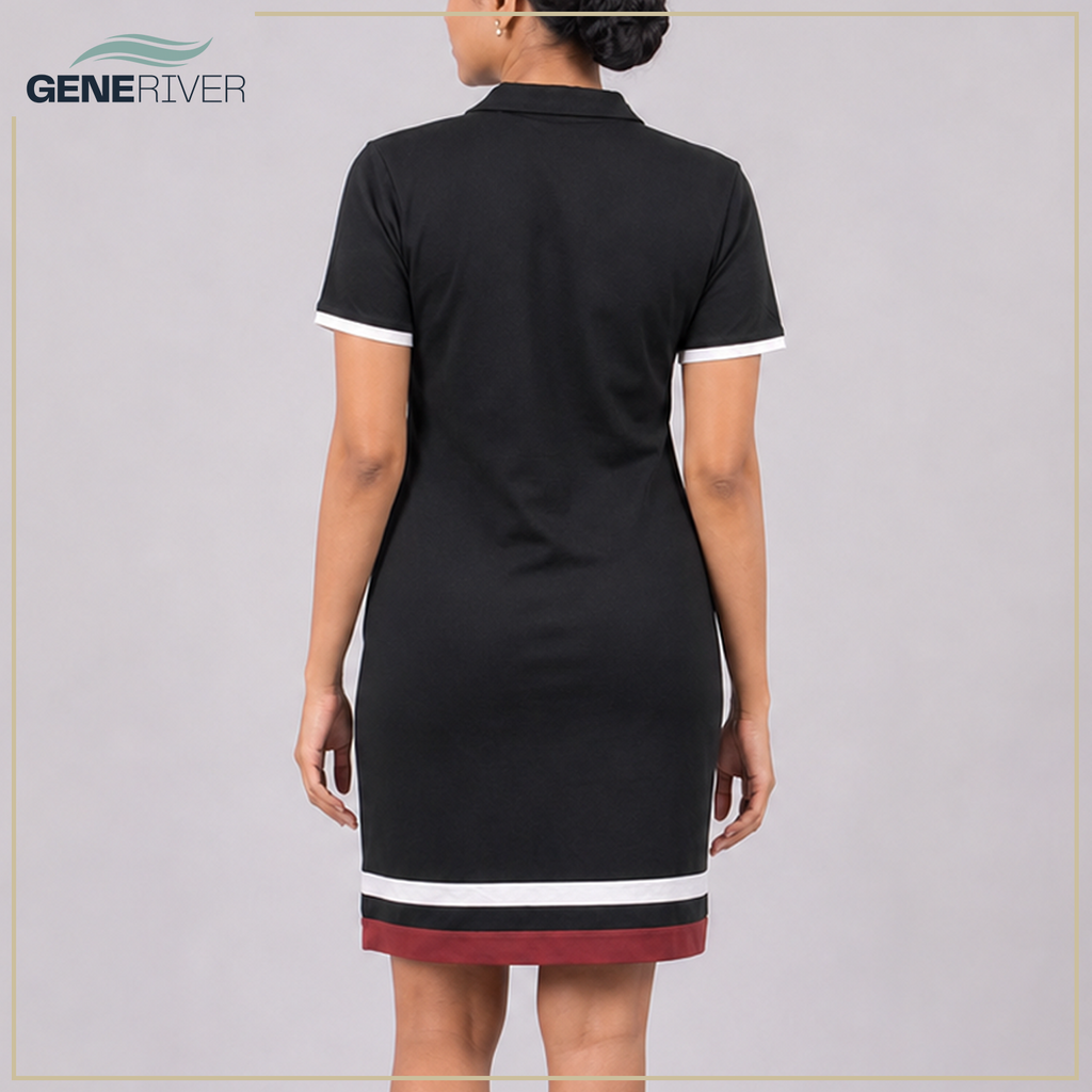 Zorya Polo Dress - Raven
