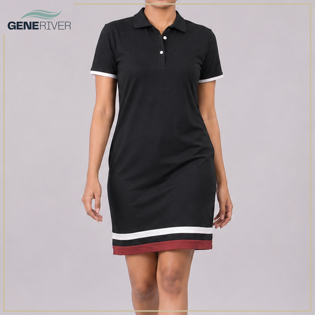 Zorya Polo Dress - Raven