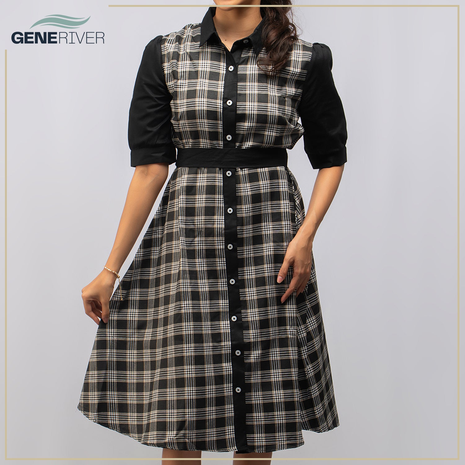 Serenya Dress - Onyx