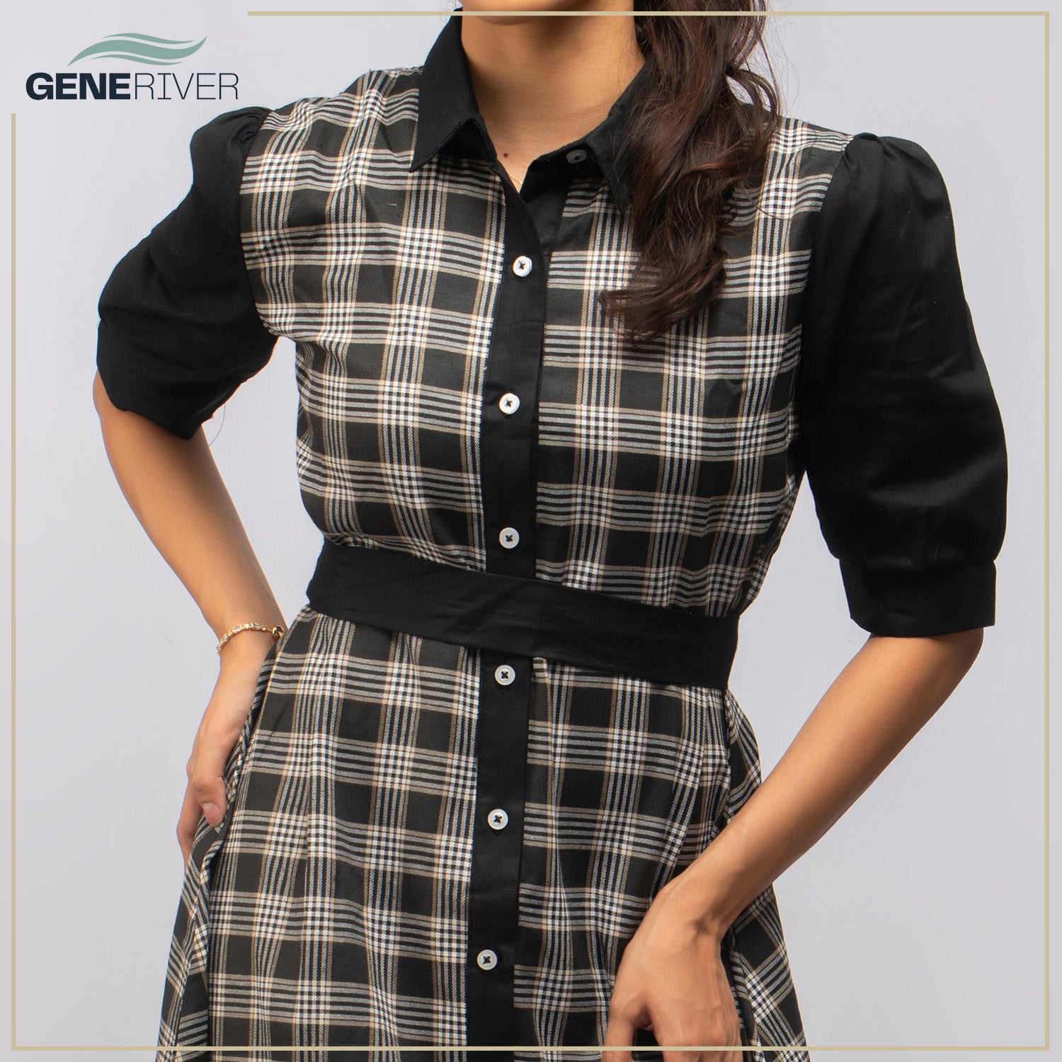 Serenya Dress - Onyx