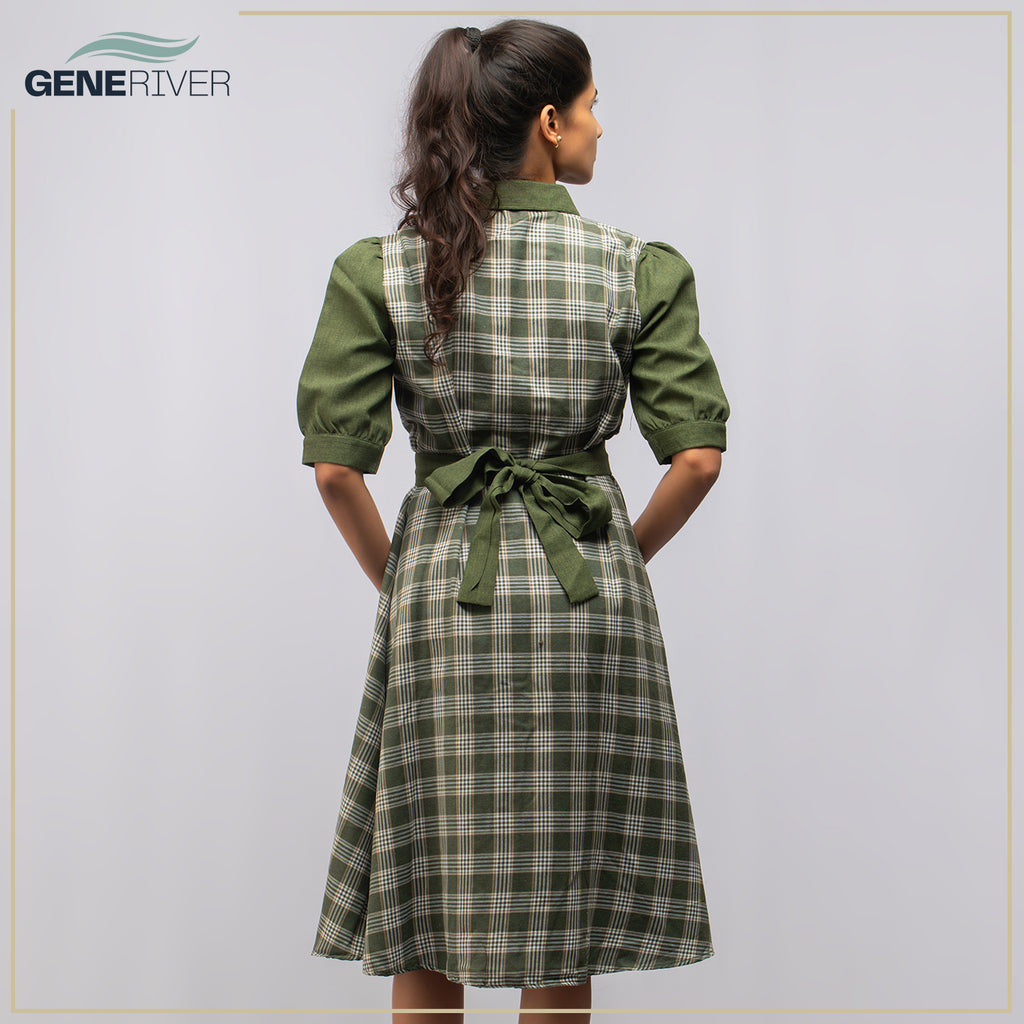 Serenya Dress - Olivine