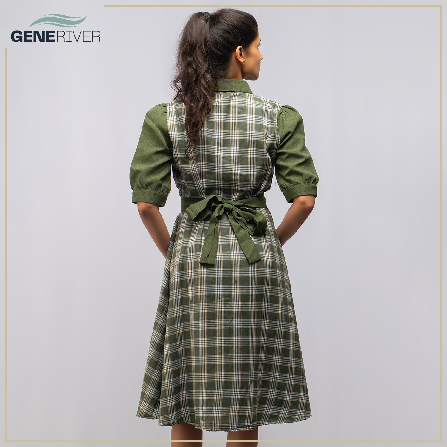 Serenya Dress - Olivine