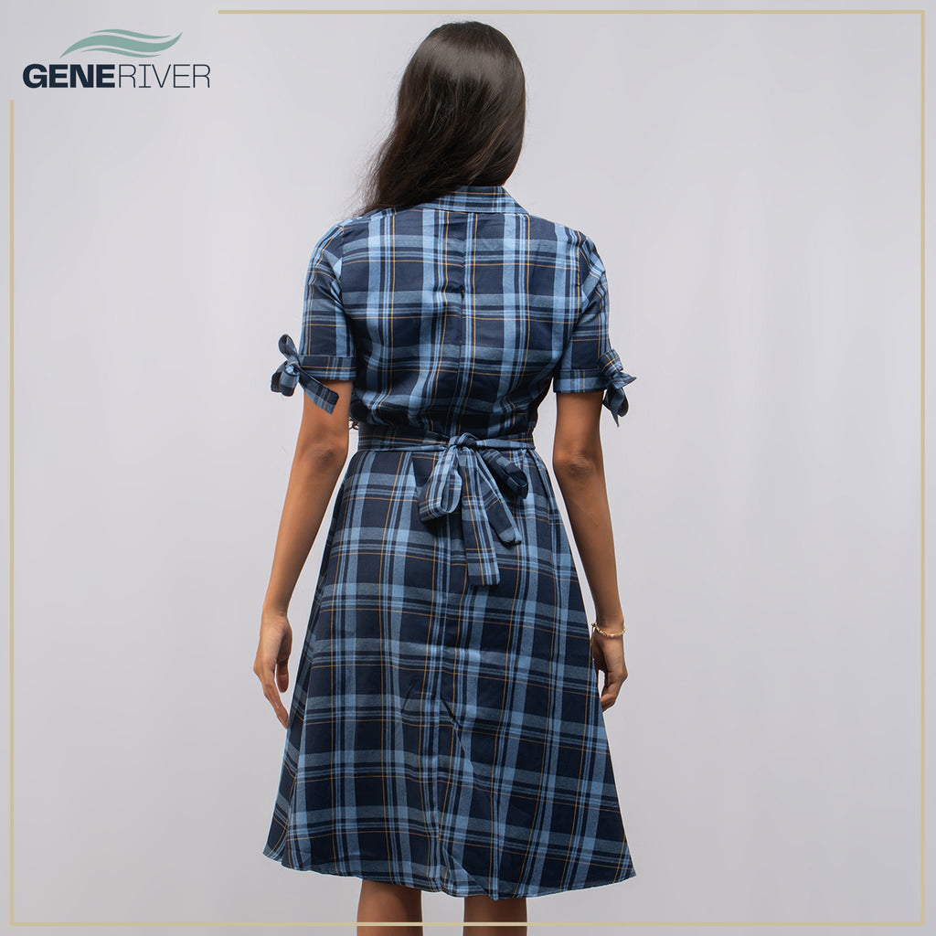 Velora Dress - Cobalt