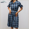 Velora Dress - Cobalt