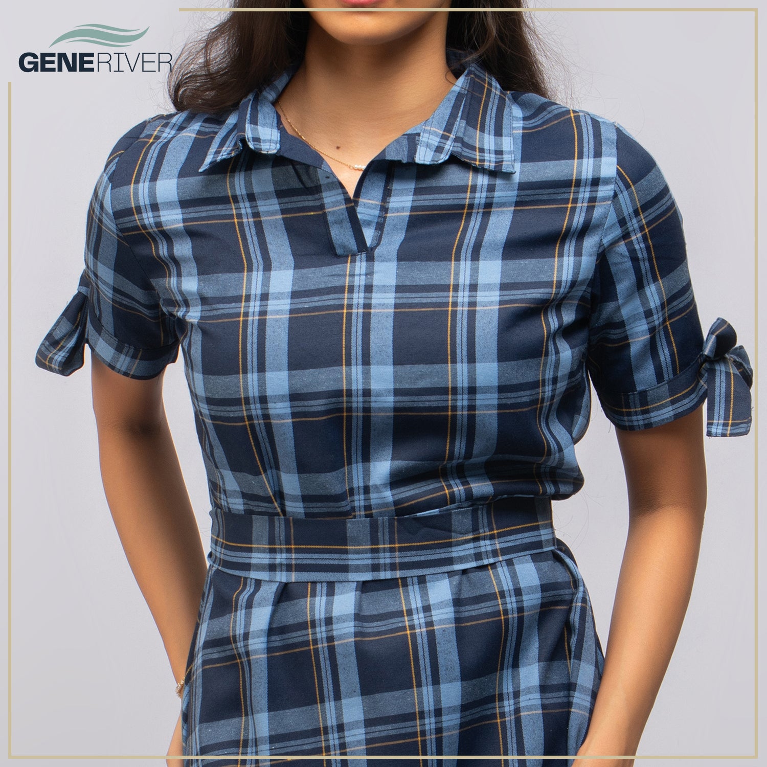 Velora Dress - Cobalt