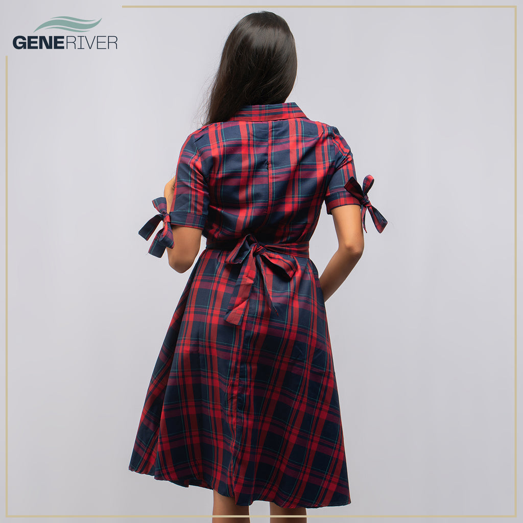 Velora Dress - Ruby