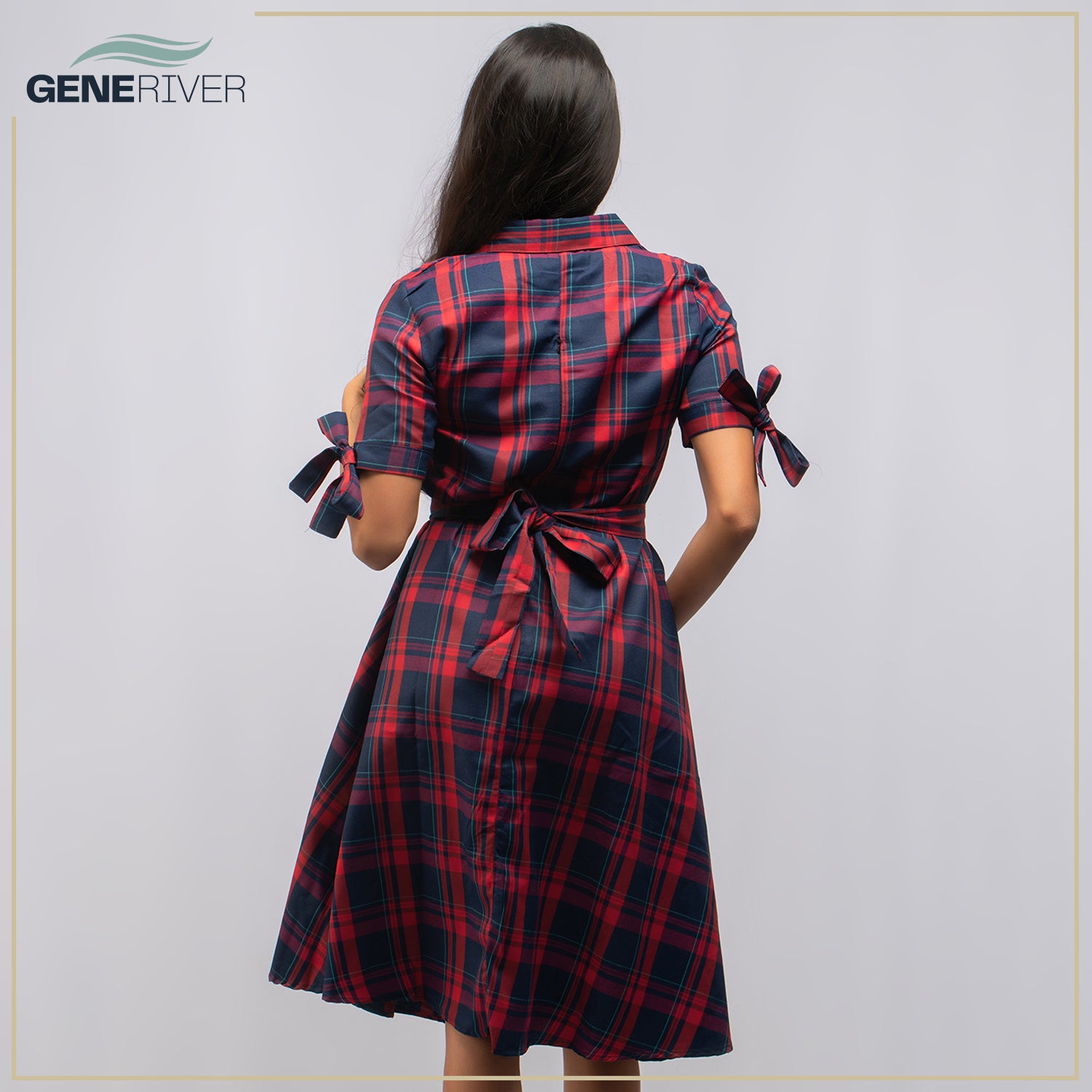 Velora Dress - Ruby