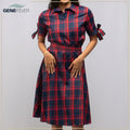 Velora Dress - Ruby