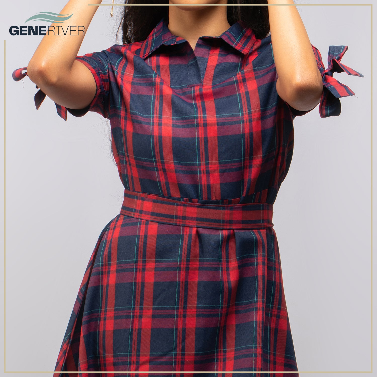 Velora Dress - Ruby